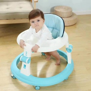 婴儿学步车防O型腿可折叠多种功能宝宝助步车防侧翻手推车