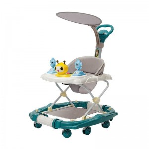 婴儿学步车儿童折叠宝宝变摇 马多用型防侧翻可推助步车童车