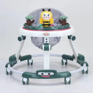 baby activity walker 3 in 1 game mat toy educational music walker toy big bottom baby walker