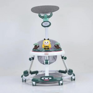 baby activity walker 3 in 1 game mat toy educational music walker toy big bottom baby walker