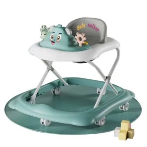 2 in 1 multi-function folding walker for girls 6-18 months safety frame plastic wheel walking learning 3 in 1 function