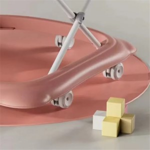 2 in 1 multi-function folding walker for girls 6-18 months safety frame plastic wheel walking learning 3 in 1 function