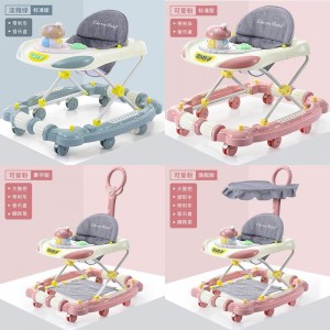 婴儿学步车防o型腿多种功能防侧翻宝宝步行可坐可推男女孩助步车