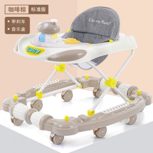 婴儿学步车防o型腿多种功能防侧翻宝宝步行可坐可推男女孩助步车