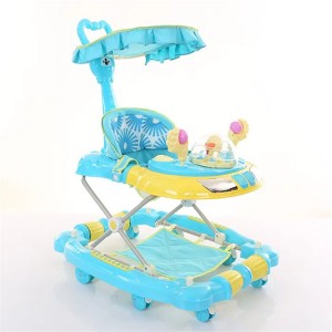 婴儿走路环音乐婴儿学步车和儿童摇杆学会走路婴儿学步车