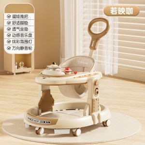 学步车防侧翻婴儿手推三合一宝宝儿童走路多种功能圆盘学步车