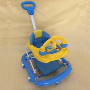 婴儿学步车宝宝学行车带音乐BB助步车宝宝学行车带音乐助步车