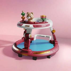 婴儿学步车二合一儿童新生儿学步车音乐多种功能带轮子折叠学步车