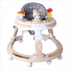 婴儿学步车二合一儿童新生儿学步车音乐多种功能带轮子折叠学步车