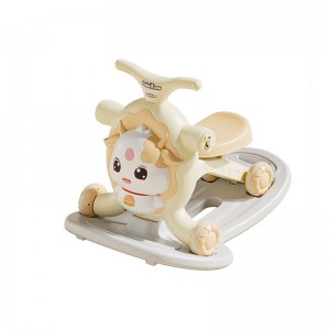 四合一多种功能助步车儿童摇马滑行车防侧翻防o型腿灯光音乐玩具车