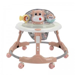 婴儿学步车多种功能防侧翻可折叠6-18个月宝宝起步车