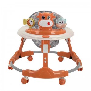 婴儿学步车多种功能防侧翻可折叠6-18个月宝宝起步车