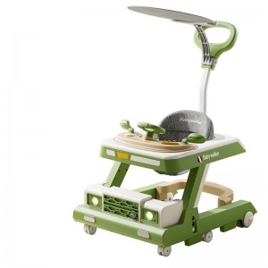 儿童宝宝学步车助步车防侧翻餐盘多种功能手推车防o型腿音乐遮阳棚