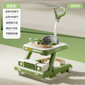 儿童宝宝学步车助步车防侧翻餐盘多种功能手推车防o型腿音乐遮阳棚