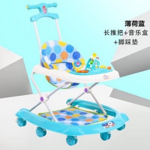 婴儿学步车多种功能防o型腿侧翻女孩手推可坐儿童男宝宝起步学行车