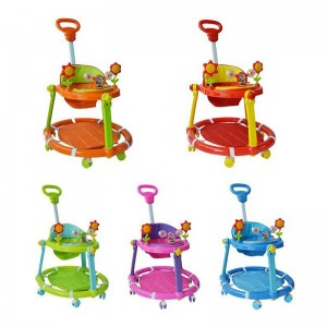 学步车防o型腿婴儿防侧翻手推车宝宝可坐可推学行推把学步车