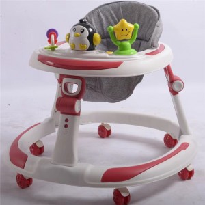 婴儿学步车多种功能防O型腿防侧翻可折叠6-18个月宝宝学步车