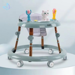 带音乐婴儿学步车新款6合1婴儿学步车流行婴儿学步车方盘学步车