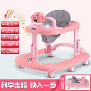 婴幼儿学步车宝宝助步车儿童手推车防O型腿防侧翻可推可坐滑行车