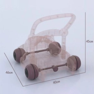 婴儿学步车3合1音乐卡通步行椅玩具音乐儿童学步车带轮子和座椅