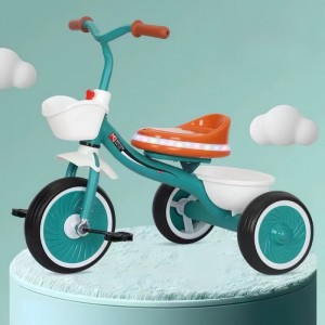 儿童三轮车1-6岁音乐脚踏车手推儿童三轮脚踏自行车儿童童车