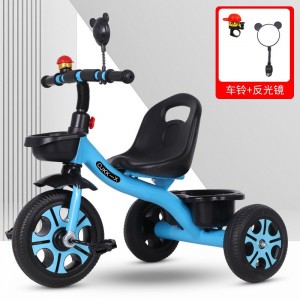 儿童三轮车1-3-2-6岁大号宝宝遛娃婴儿脚踏自行车手推车推把三轮车