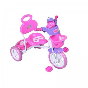 卡通风格彩色儿童自行车塑料儿童婴儿三轮车塑料三轮车