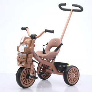 儿童三轮车音乐灯光1-6岁脚踏车新款三轮车脚踏自行车儿童童车