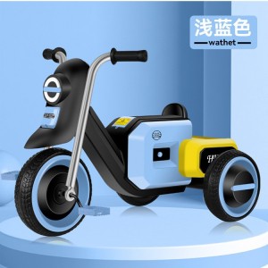 新款婴儿童滑行摩托车手推三轮车可坐男孩女孩宝宝玩具脚蹬遛娃车