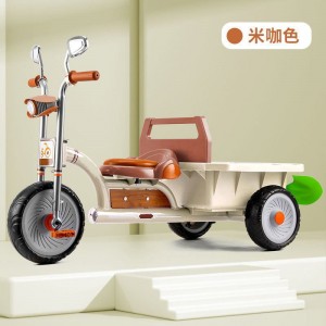 儿童三轮车带后斗大号车厢2-6岁男女宝宝脚踏车怀旧双人童车玩具