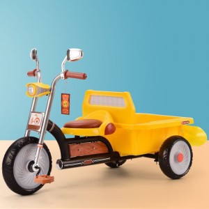 儿童三轮车带后斗大号车厢2-6岁男女宝宝脚踏车怀旧双人童车玩具