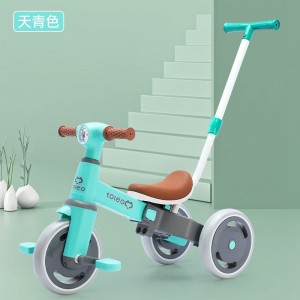 儿童三轮车脚踏车遛娃神器多种功能轻便自行车宝宝小孩平衡车