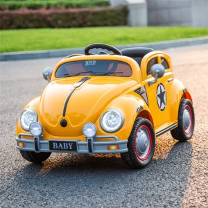 儿童复古电动四轮车汽车幼儿遥控1-3岁宝宝4轮玩具车小孩充电可坐