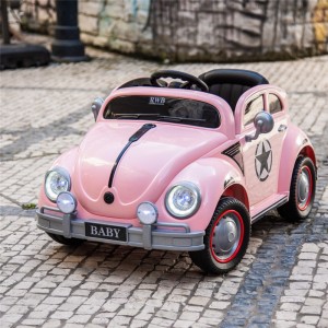 儿童复古电动四轮车汽车幼儿遥控1-3岁宝宝4轮玩具车小孩充电可坐