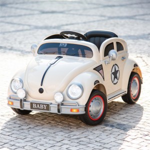 儿童复古电动四轮车汽车幼儿遥控1-3岁宝宝4轮玩具车小孩充电可坐