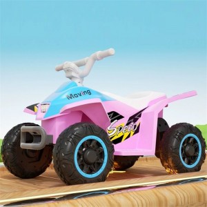 Children&#039;s electric car, four-wheel beach car with baby, toy car for boys and girls, can be used as a birthday gift, stroller