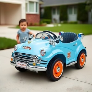 Children&#039;s electric car, classic classic car series, new simulation toy car, popular cross-border customization