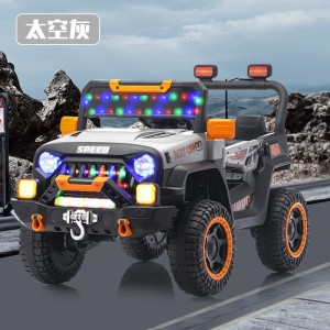 电动汽车小孩可坐大人四驱越野车宝宝亲子车玩具车亲子玩