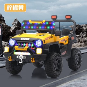电动汽车小孩可坐大人四驱越野车宝宝亲子车玩具车亲子玩