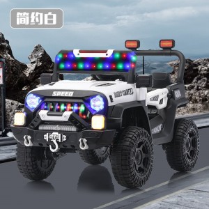 电动汽车小孩可坐大人四驱越野车宝宝亲子车玩具车亲子玩