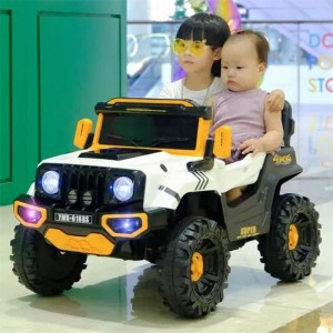 儿童电动车四轮越野汽车带遥控宝宝玩具车1-5岁男女孩可坐电瓶车