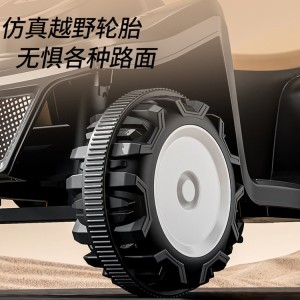 新款儿童电动沙滩车男女孩宝宝1-4岁灯光音乐可坐充电款出口