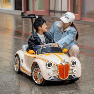 儿童电动车四轮可坐大人新款宝宝玩具亲子车双人电瓶小孩遥控汽车