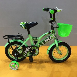 迷彩 儿童脚踏自行车bike 带后座 带车篮 儿童自行车带后座 带车篮