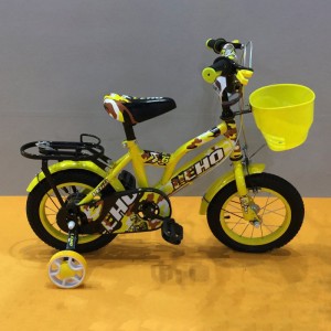 迷彩 儿童脚踏自行车bike 带后座 带车篮 儿童自行车带后座 带车篮