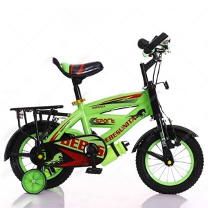 儿童脚踏自行车bike 铁轮 豪华版 带喇叭 减震 水壶 后座 儿童自行车