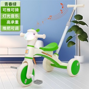 children&#039;s tricycle, baby pedal bike, sliding toy car for boys and girls, alpaca, anti-rollover bicycle