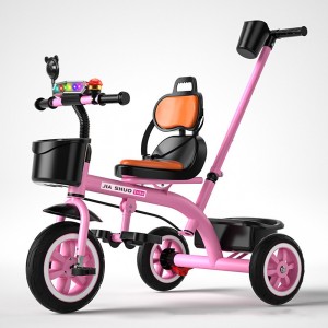 儿童三轮车宝宝婴幼儿手推车脚踏车1-3-5岁童车自行车遛娃神器