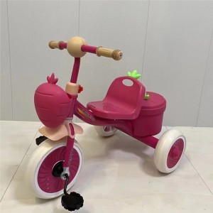 厂家供货 新款儿童脚蹬三轮车灯光音乐儿童三轮车自行车