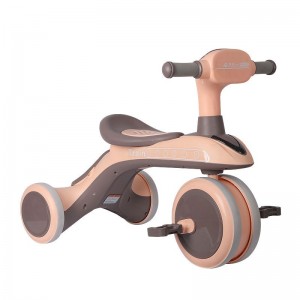 儿童三轮脚踏车骑滑推一体多种功能三轮车音乐灯光滑滑车宝宝手推车